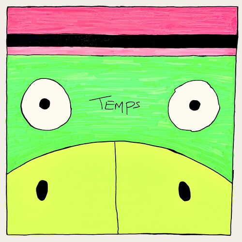 The Temps - PARTY GATOR PURGATORY - Fluorescent Pink & Green Vinyl Record