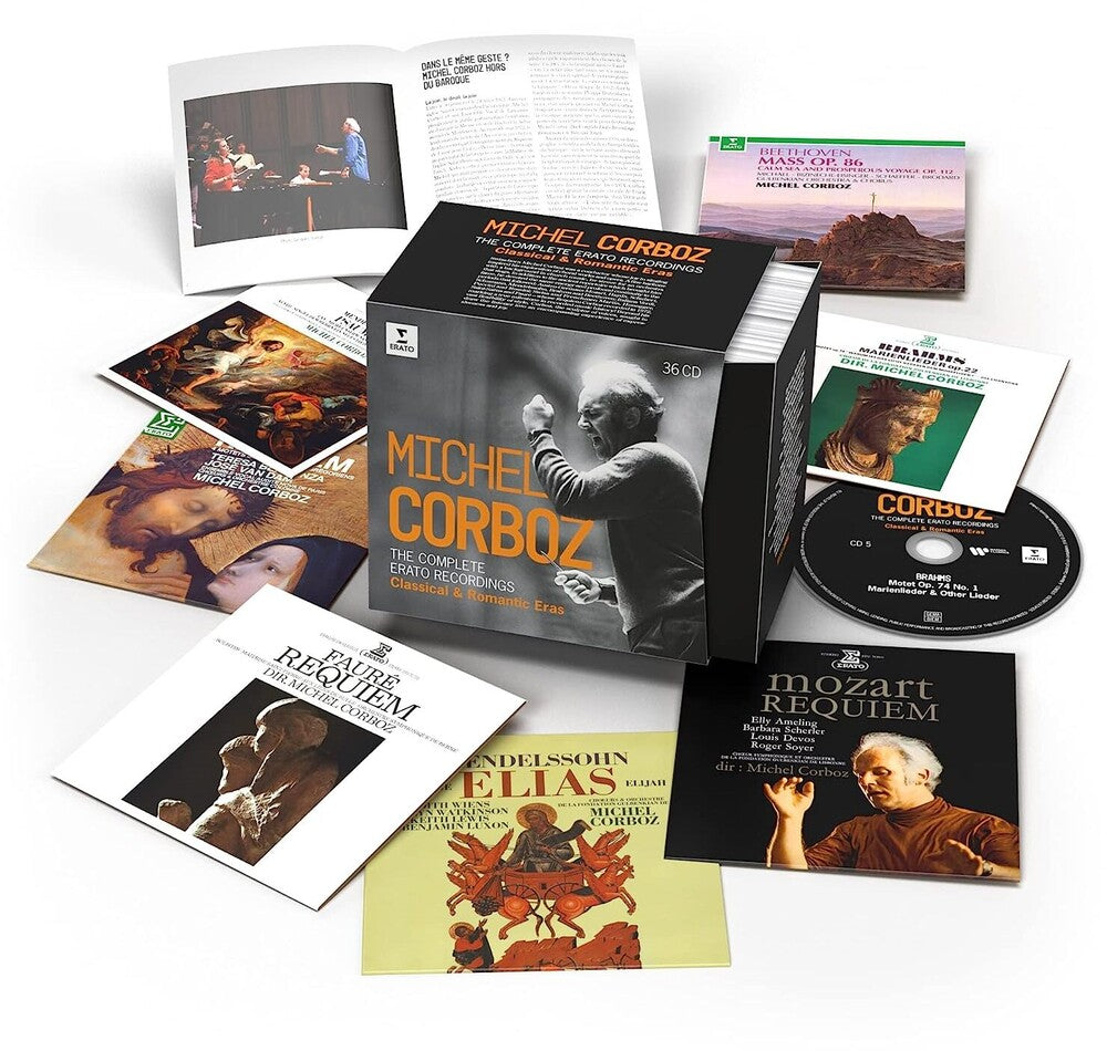 the album cover for Michel Corboz - Complete Erato Recordings: Classical & Romantic