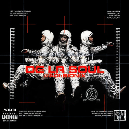 the album cover for De La Soul - AOI: Bionix