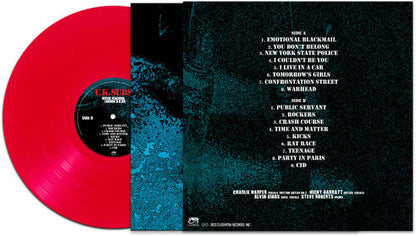 UK Subs - Music Machine London 8/8/80 - Red Vinyl Record
