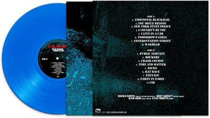 UK Subs - Music Machine London 8/8/80 - Blue Vinyl Record
