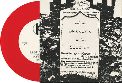 Kraut - Unemployed - Red Vinyl Record