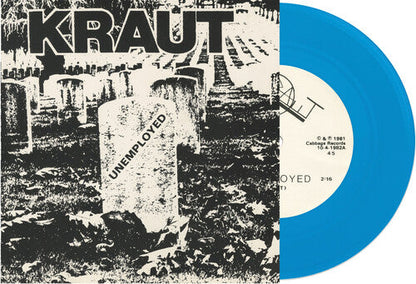 Kraut - Unemployed - Blue Vinyl Record