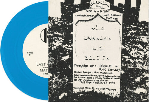 Kraut - Unemployed - Blue Vinyl Record