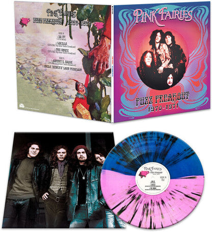 The Pink Fairies - Fuzz Freakout 1970-1971 - Blue/pink/black Splatter Vinyl Record