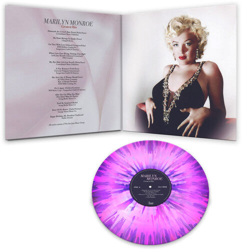 Marilyn Monroe - Greatest Hits [Pink/Purple Splatter] Vinyl Record