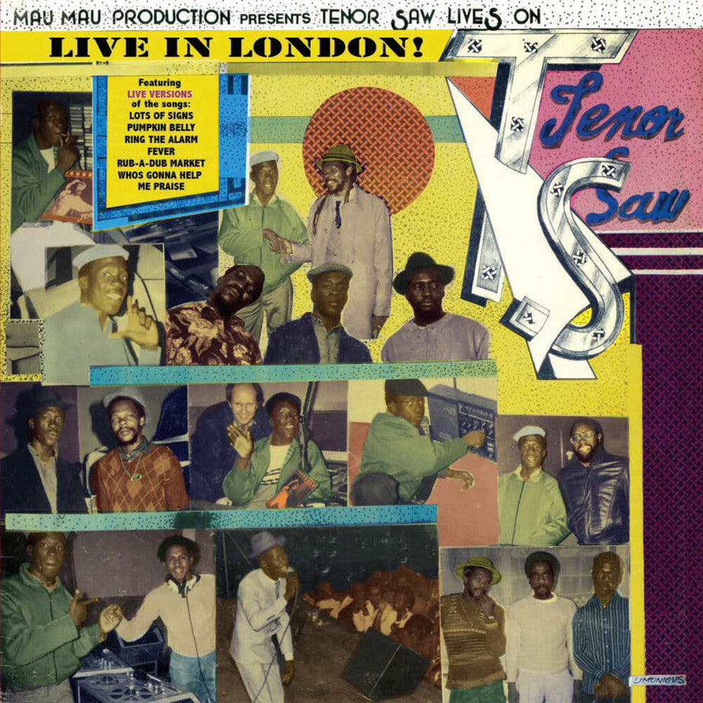 the album cover for Tenor Saw - Live In London