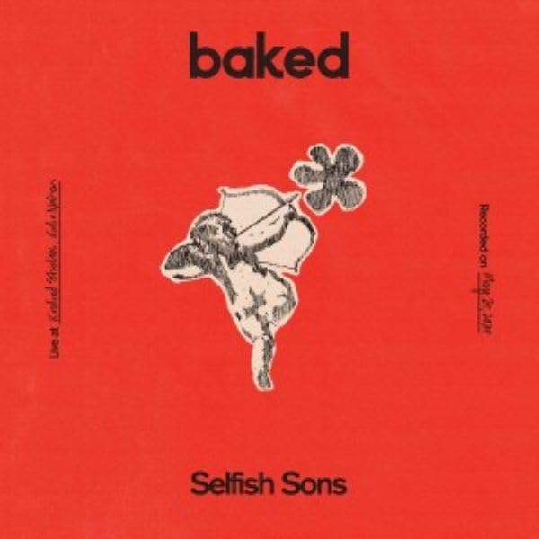 Selfish Sons - Live At Kindred Studios - White & Red Splatter Colored Vinyl [LP] Vinyl Record Album Cover