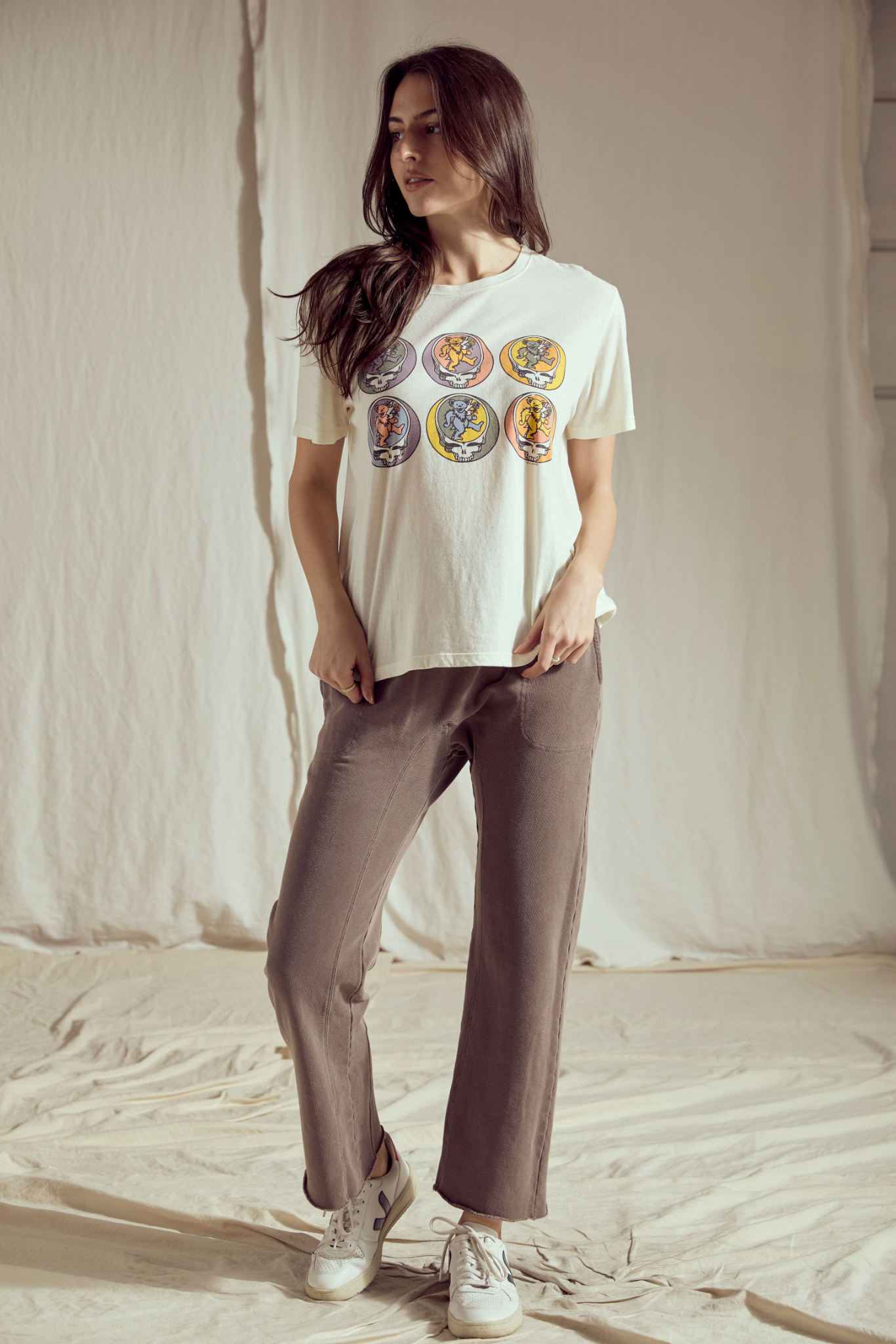 Grateful Dead Six Bears Womens Tee Shirt Officially Licensed