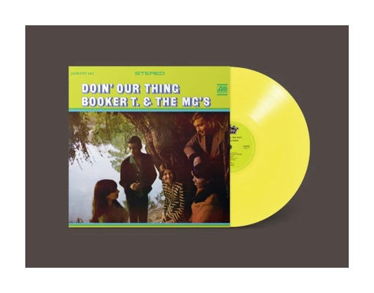 Booker T & The Mgs Doin Our Thing (Yellow LP Vinyl) (Ams Exclusive) Vinyl Record