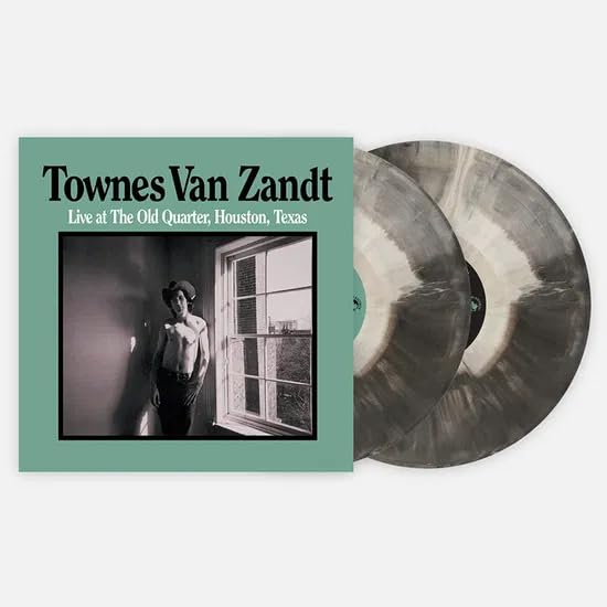 Van Townes Zandt - Live At The Old Quarter Houston 1979 (Blk) [Colored Vinyl] Vinyl Record Album Cover