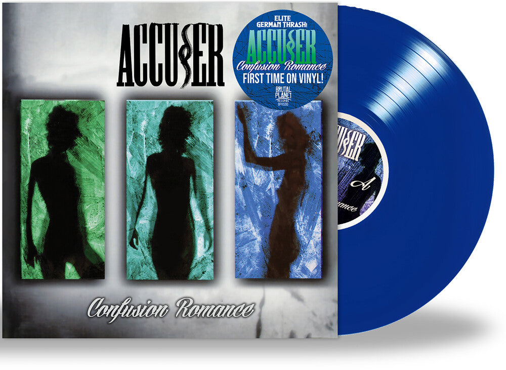 Accuser - Confusion Romance (Blue) [Colored Vinyl] Vinyl Record