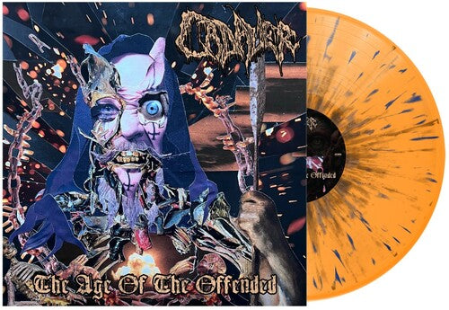 Cadaver - The Age of the Offended - Orange, Silver & Blue Splatter Vinyl Record