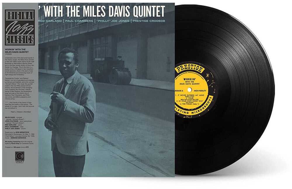 The Miles Davis Quintet - Workin' With The Miles Davis Quintet (Original Jazz Classics Series) [LP] Vinyl Record