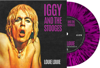 Iggy & The Stooges - Louie Louie [Black/Purple Splatter] Vinyl Record