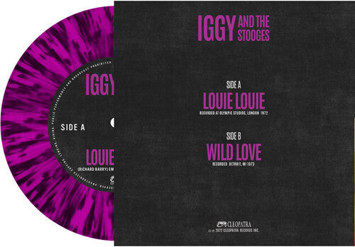 Iggy & The Stooges - Louie Louie [Black/Purple Splatter] Vinyl Record