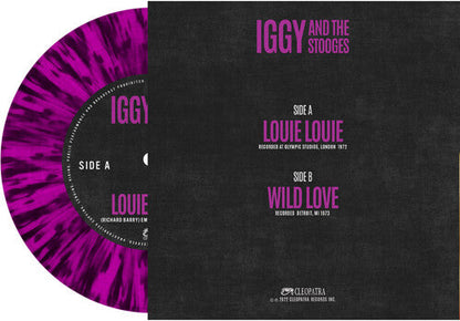 Iggy & The Stooges - Louie Louie [Black/Purple Splatter] Vinyl Record