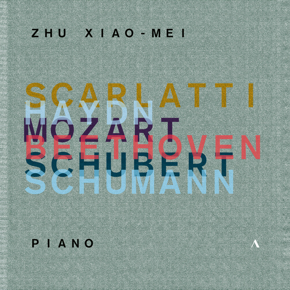 the album cover for L Beethoven .W. / Haydn / Mozart - Zhu Xiao-Mei Plays Scarlatti Haydn Mozart Beethove