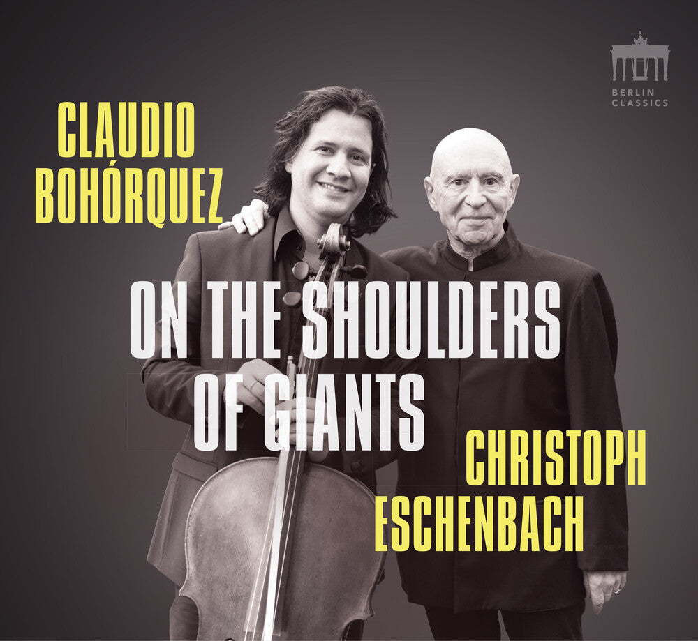 the album cover for Messiaen / Schubert / Schumann - On The Shoulders Of Giants