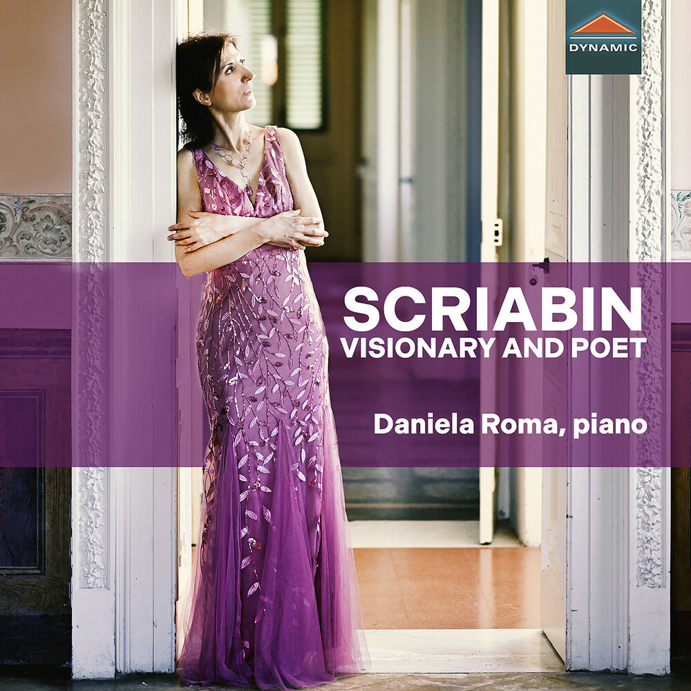 the album cover for Scriabin / Roma - Visionary & Poet