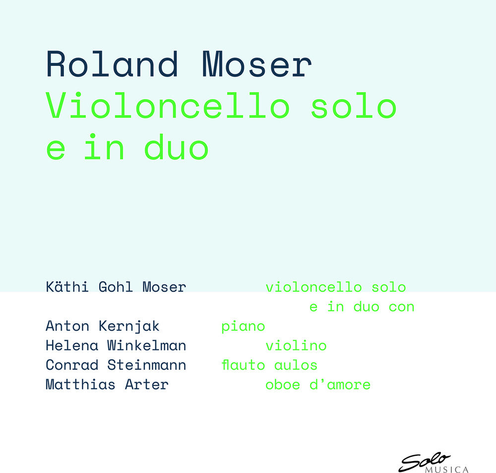 the album cover for Roland Moser  & Kathy - Violoncello Solo E In Duo