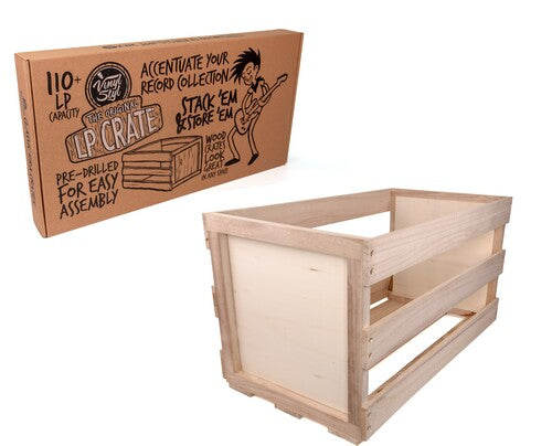Vinyl Styl Vsrs04 Original Lp Crate 100 Cap Wood - Vinyl Styl Vsrs04 Original Lp Crate 100 Cap Wood - Vinyl Accessories