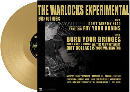 The Warlocks - Exp (experimental Burnout Music) - Gold Vinyl Record