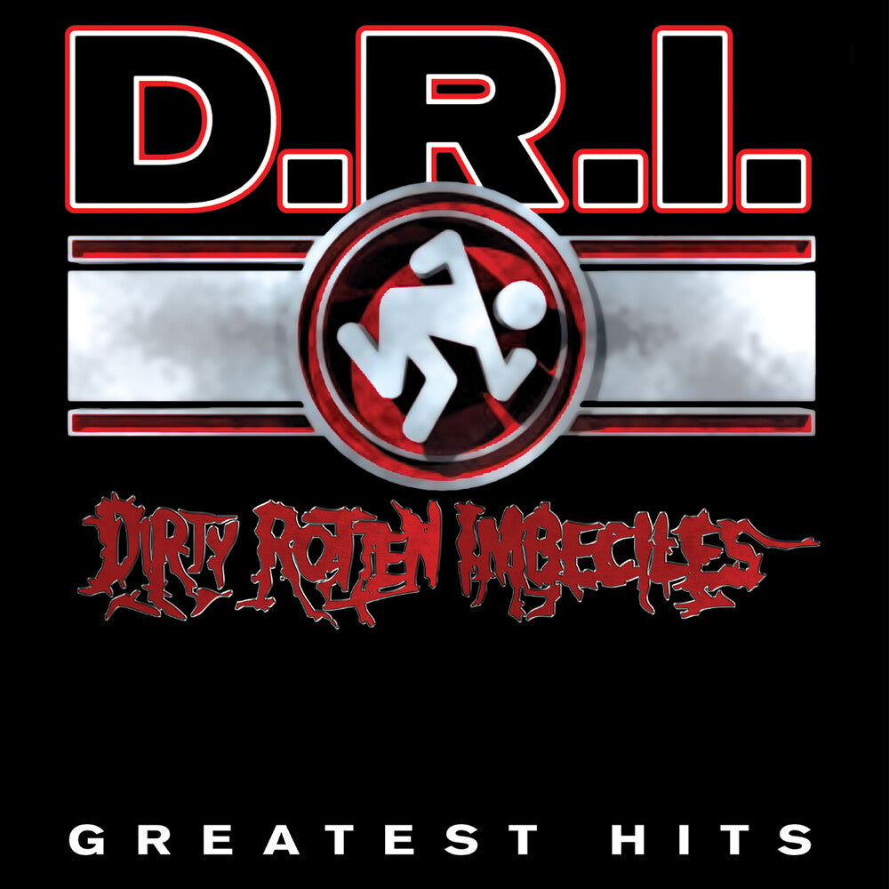 D.R.I. - Greatest Hits - Red/Silver Splatter [Colored Vinyl] (Red) Vinyl Record