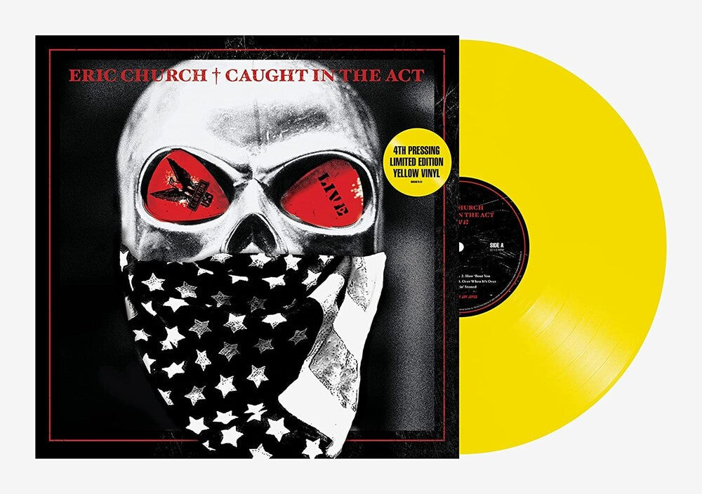 Eric Church - Caught In The Act: Live [Limited Edition Yellow 2LP] Vinyl Record