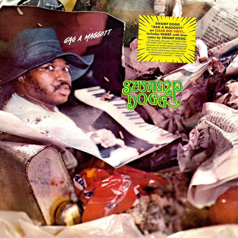 Swamp Dogg - Gag A Maggott [Clear Vinyl] (Red) Vinyl Record