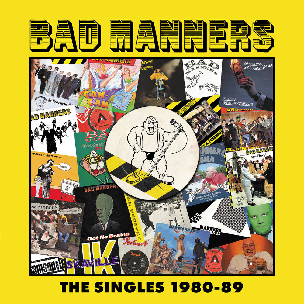 the album cover for Bad Manners - Singles 1980-1989 (Uk)