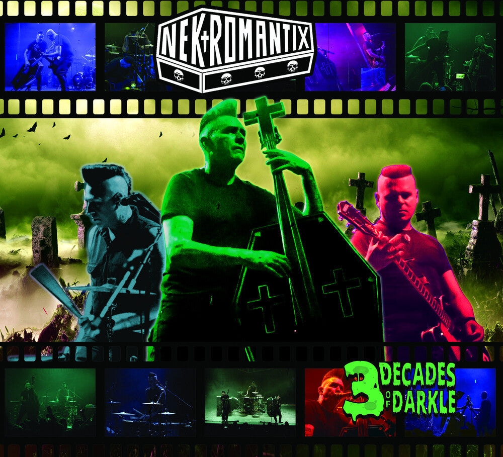 Nekromantix - 3 Decades Of Darkle [Colored Vinyl] (Gate) Vinyl Record