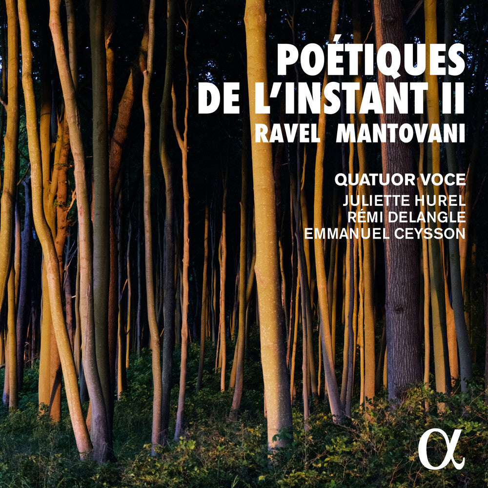 the album cover for Mantovani / Ravel / Quatuor Voce - Poetiques De L'instant Ii