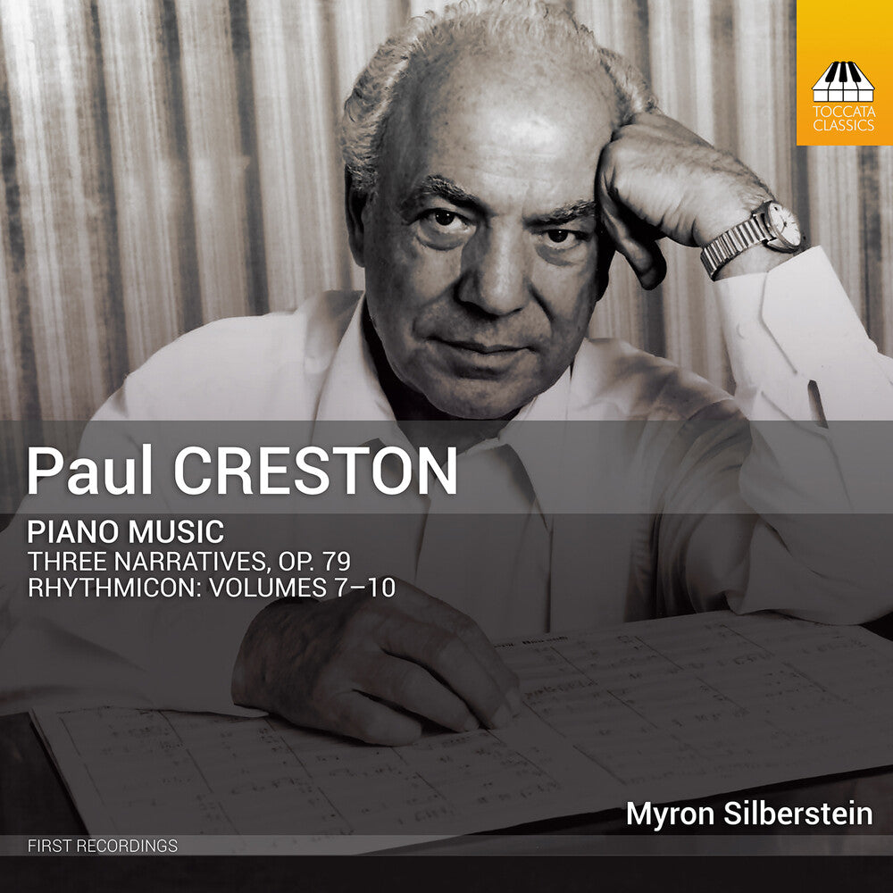 the album cover for Creston / Silberstein - Piano Music