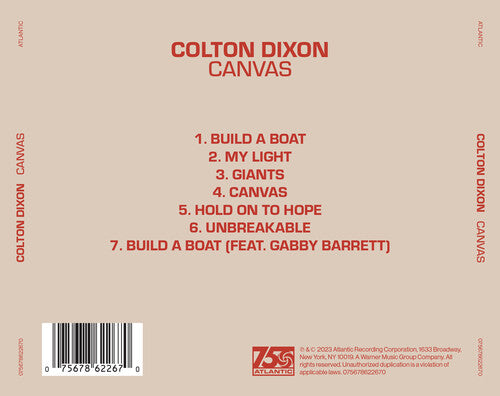 Colton Dixon - Canvas Music CD