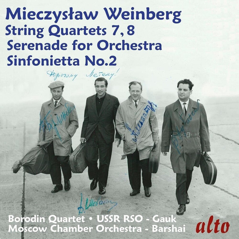 Mieczyslaw Weinberg: Str Qrts Nos. 7 & 8 Music CD