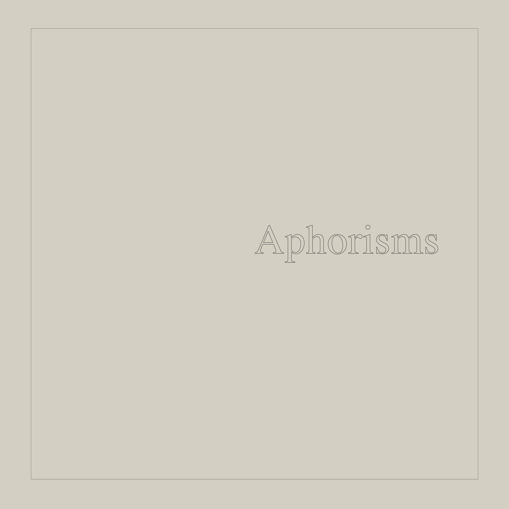 Graham Lambkin - Aphorisms [2LP] Vinyl Record