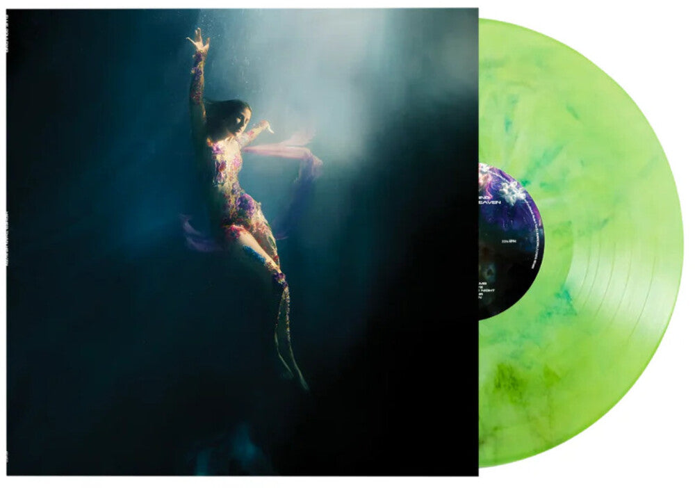 the album cover for Ellie Goulding - Higher Than Heaven [Colored Vinyl] (Grn) [Limited Edition]