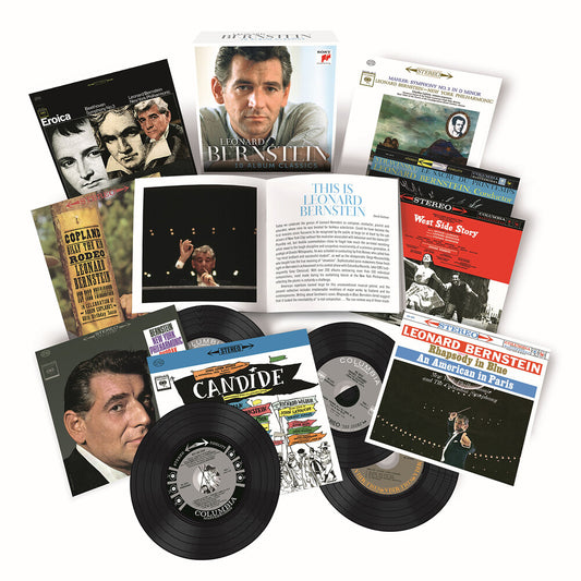 the album cover for L Beethoven .V. / Bernstein / Dvorak - 10 Album Classics