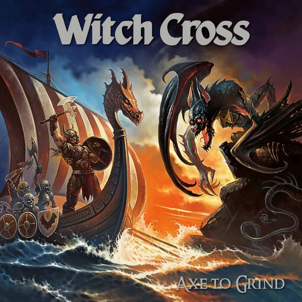 the album cover for Witch Cross - Axe To Grind [Colored Vinyl]