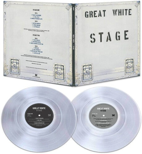 Great White - Stage [2LP Clear] Vinyl Record