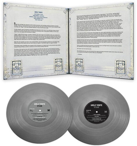 Great White - Stage [2LP Silver] Vinyl Record