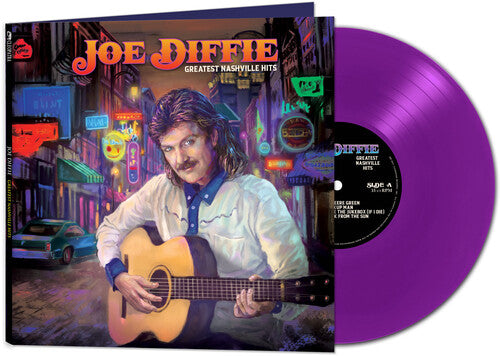 Joe Diffie - Greatest Nashville Hits - Purple Vinyl Record