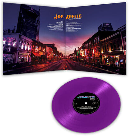 Joe Diffie - Greatest Nashville Hits - Purple Vinyl Record
