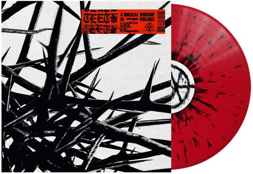 Teeth - A Biblical Worship of Violence - Red & Black Splatter Vinyl Record
