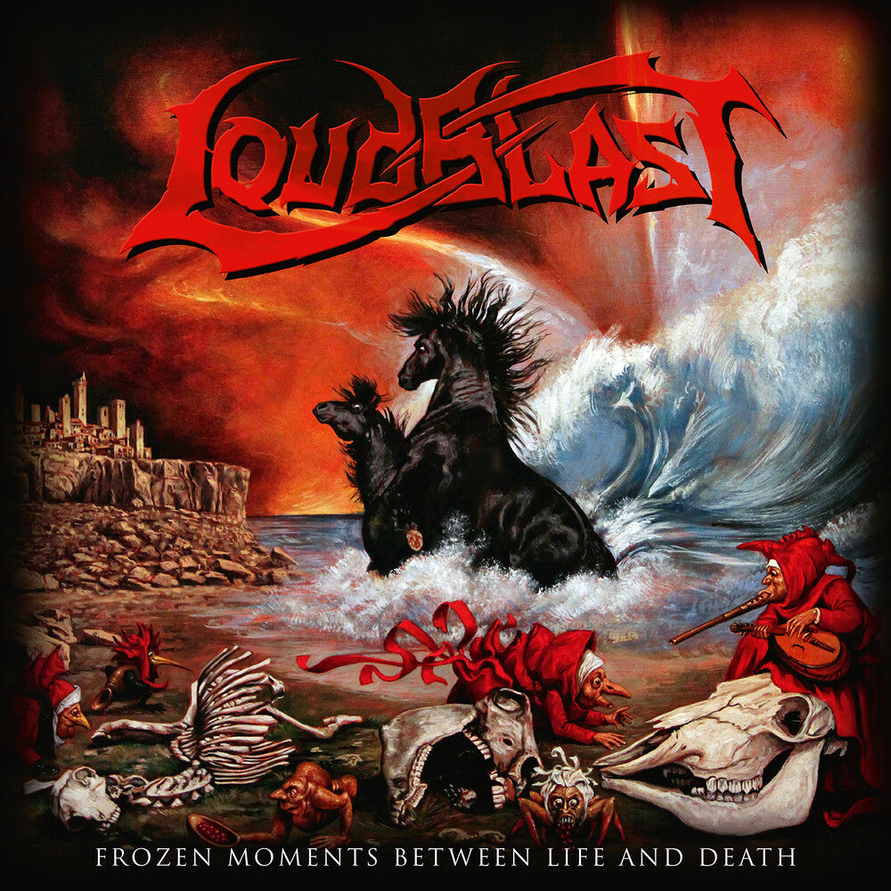 the album cover for Loudblast - Frozen Moments Between Life & Death [Limited Edition] [Digipak]