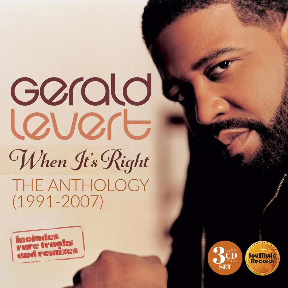 the album cover for Gerald Levert - When It's Right: The Anthology 1991-2007 (Uk)