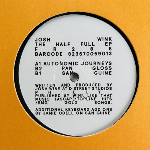 Josh Wink - The Half Full Vinyl Record