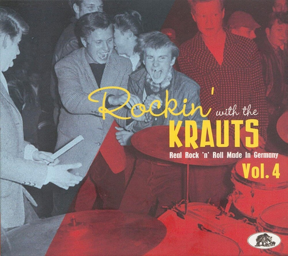 the album cover for Rockin' With The Krauts: Real Rock 'n' Roll / Var - Rockin' With The Krauts: Real Rock 'n' Roll / Var