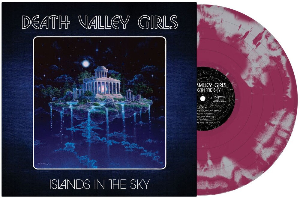 Death Valley Girls - Islands In The Sky - Grimace Purple W/Silver (Slv) [LP] Vinyl Record